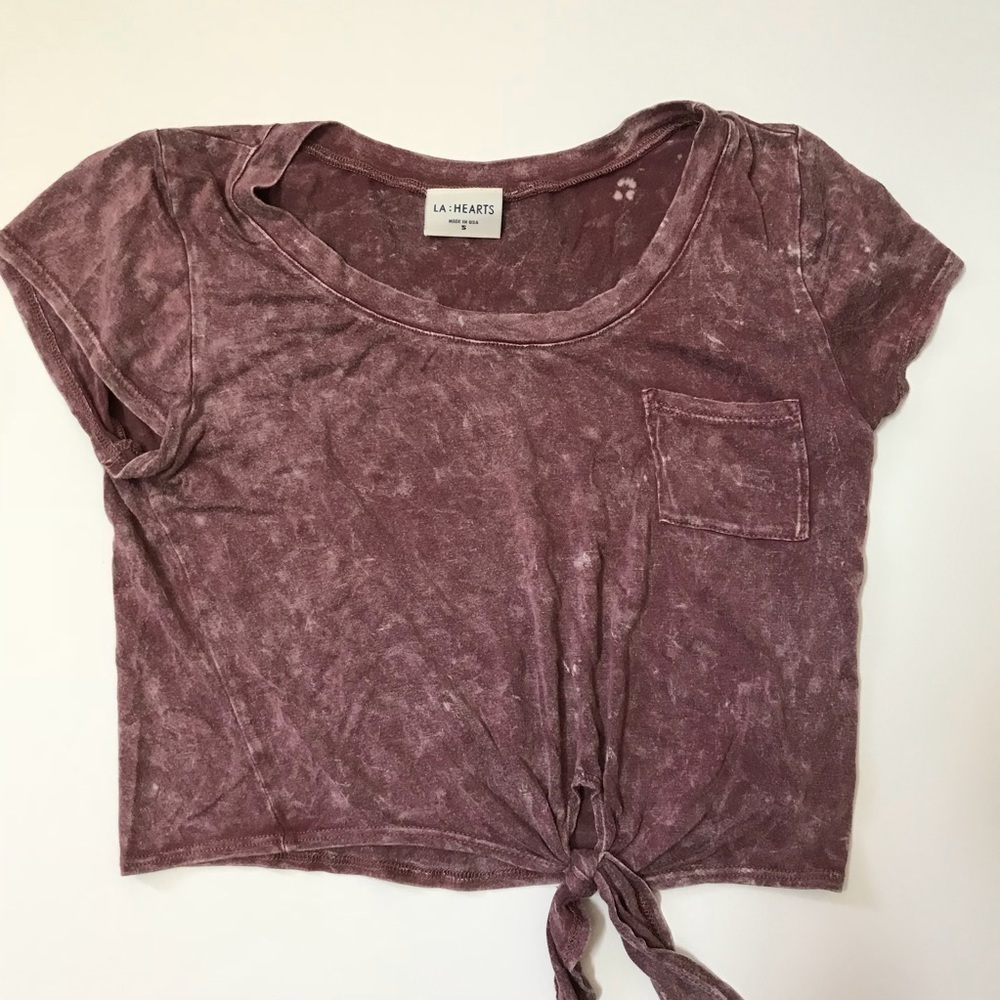 LA Hearts Crop Top
